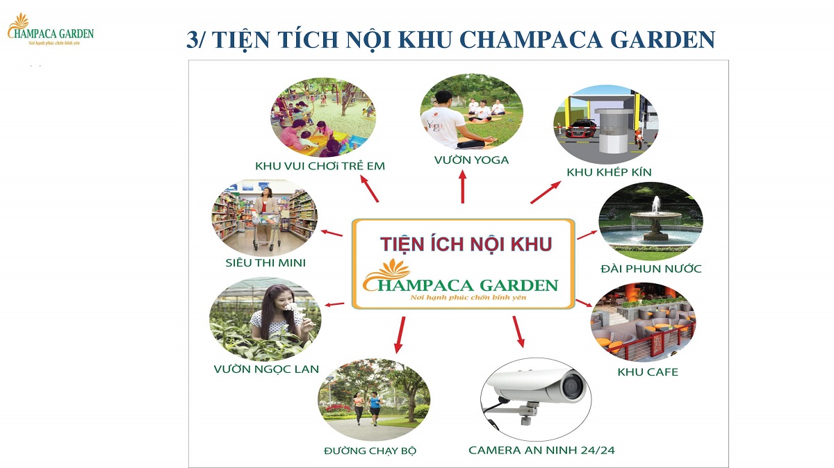 tiện ích Dự án Champaca Garden